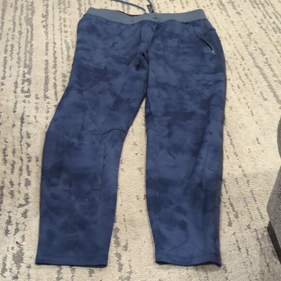 LULULEMON Textured Tech Pants In Diamond Dye Iron Blue - Picture 10 of 11